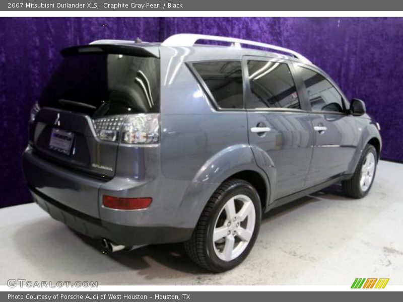 Graphite Gray Pearl / Black 2007 Mitsubishi Outlander XLS