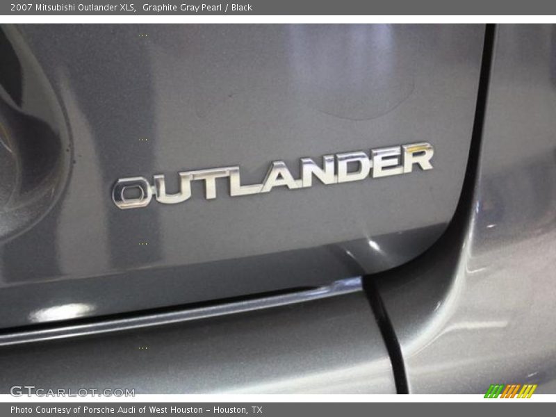 Graphite Gray Pearl / Black 2007 Mitsubishi Outlander XLS