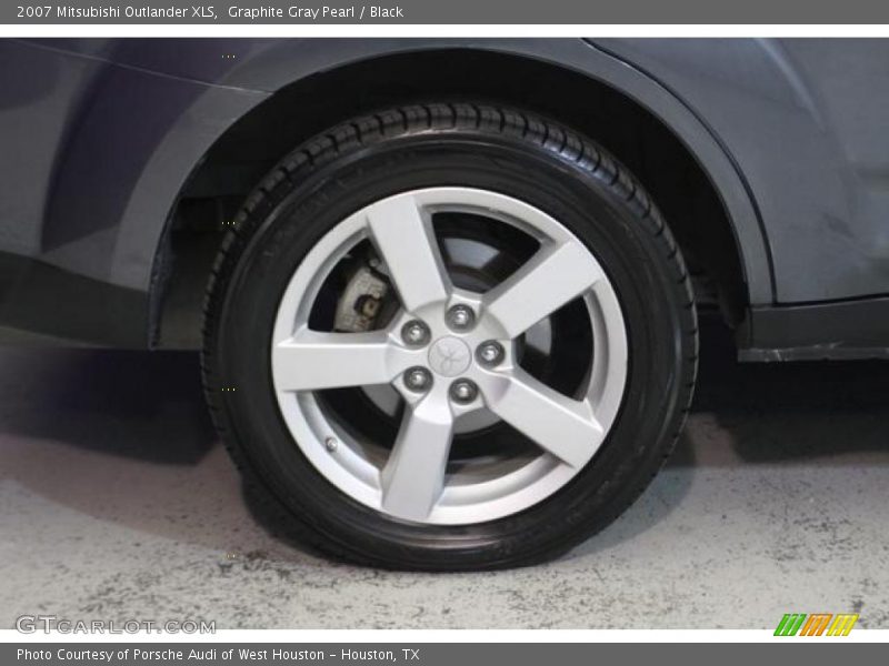 Graphite Gray Pearl / Black 2007 Mitsubishi Outlander XLS