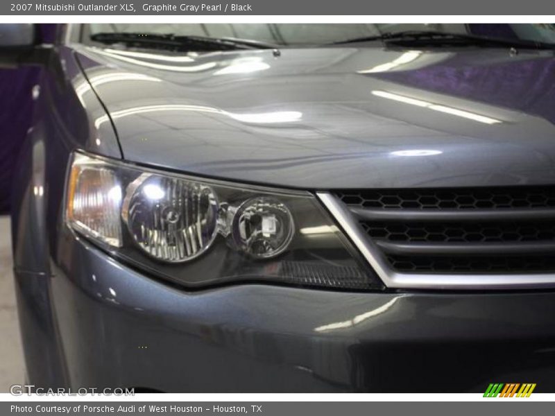 Graphite Gray Pearl / Black 2007 Mitsubishi Outlander XLS