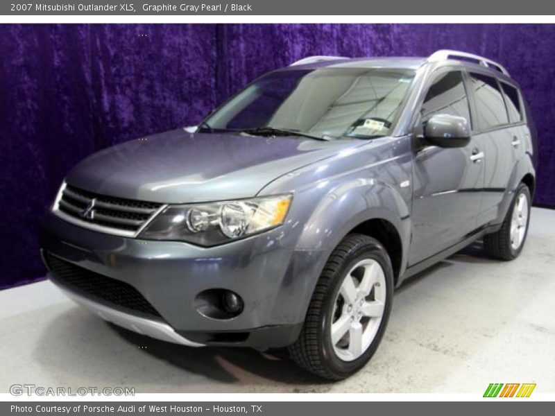 Graphite Gray Pearl / Black 2007 Mitsubishi Outlander XLS