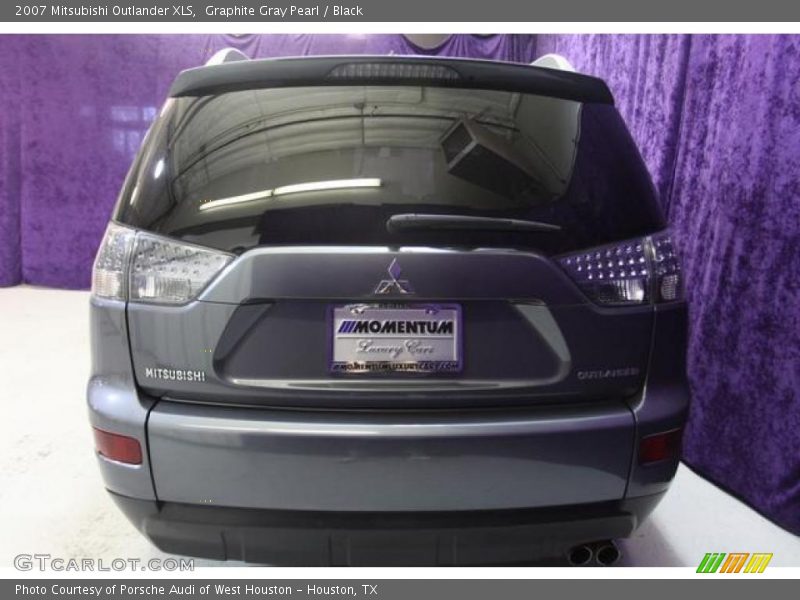 Graphite Gray Pearl / Black 2007 Mitsubishi Outlander XLS