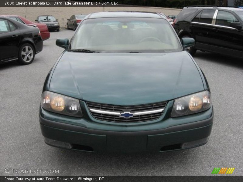 Dark Jade Green Metallic / Light Oak 2000 Chevrolet Impala LS