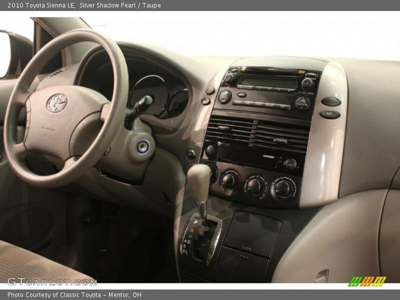 Silver Shadow Pearl / Taupe 2010 Toyota Sienna LE