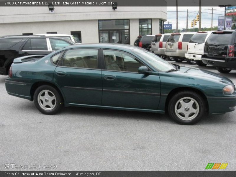 Dark Jade Green Metallic / Light Oak 2000 Chevrolet Impala LS