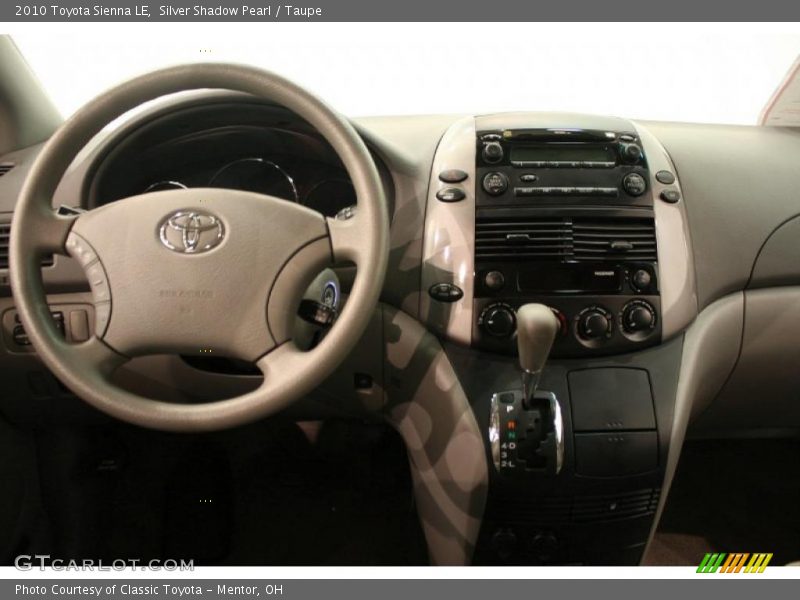 Silver Shadow Pearl / Taupe 2010 Toyota Sienna LE