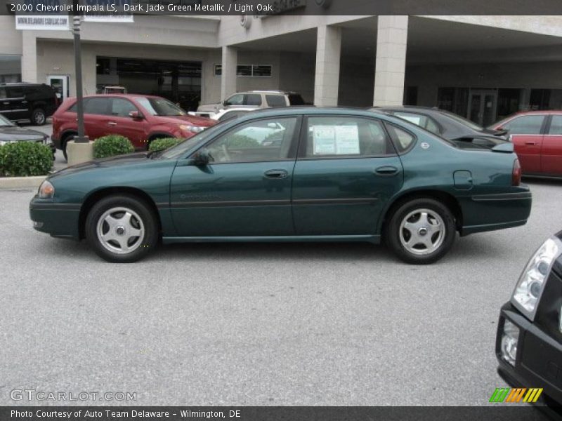Dark Jade Green Metallic / Light Oak 2000 Chevrolet Impala LS