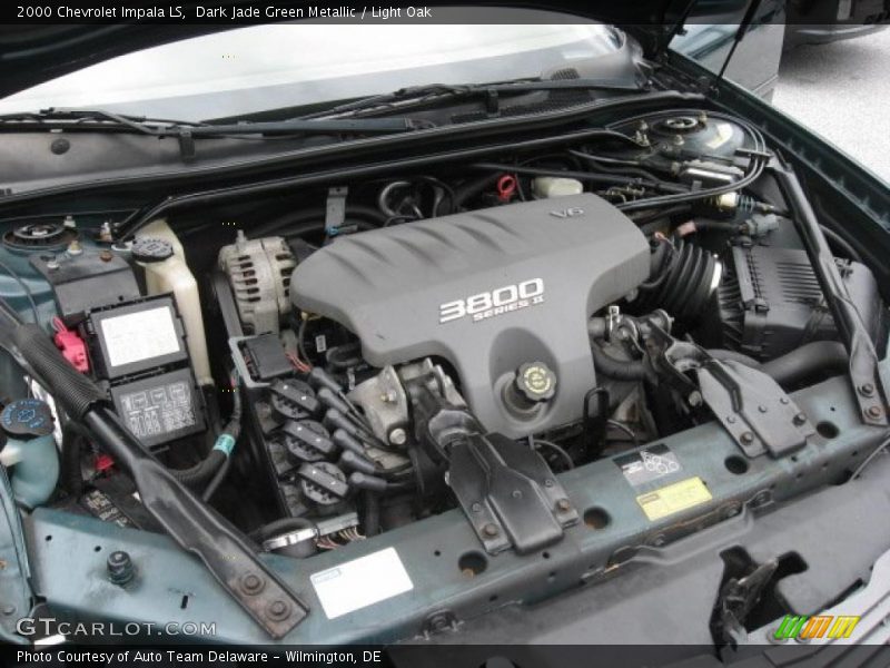 Dark Jade Green Metallic / Light Oak 2000 Chevrolet Impala LS