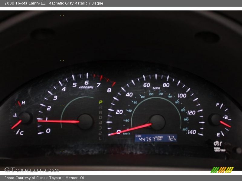 Magnetic Gray Metallic / Bisque 2008 Toyota Camry LE