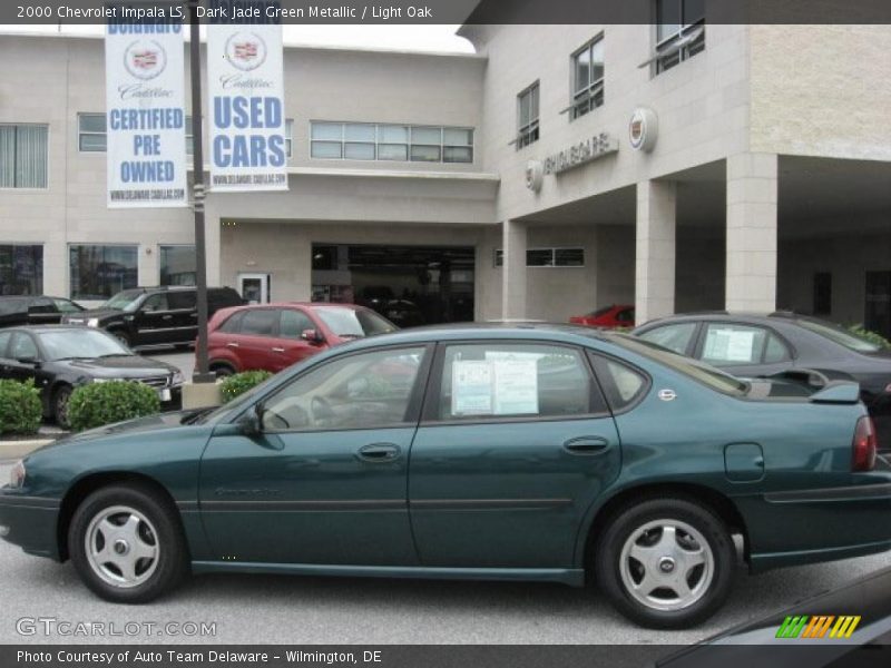 Dark Jade Green Metallic / Light Oak 2000 Chevrolet Impala LS