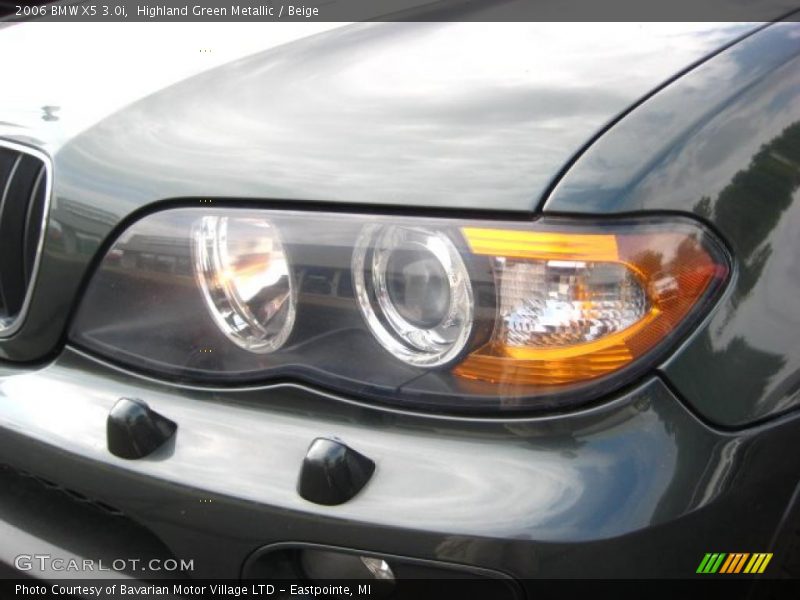 Highland Green Metallic / Beige 2006 BMW X5 3.0i