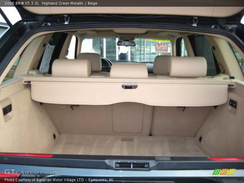 Highland Green Metallic / Beige 2006 BMW X5 3.0i