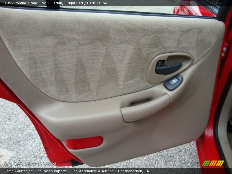 Bright Red / Dark Taupe 1999 Pontiac Grand Prix SE Sedan