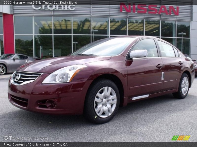 Tuscan Sun Red / Blond 2010 Nissan Altima 2.5 S