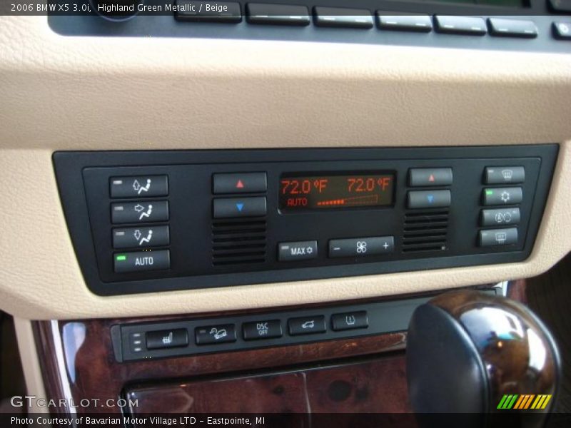 Highland Green Metallic / Beige 2006 BMW X5 3.0i