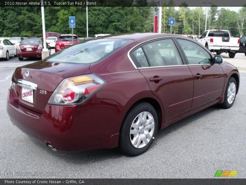 Tuscan Sun Red / Blond 2010 Nissan Altima 2.5 S