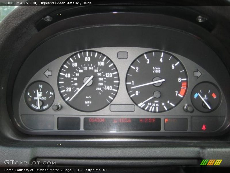 Highland Green Metallic / Beige 2006 BMW X5 3.0i