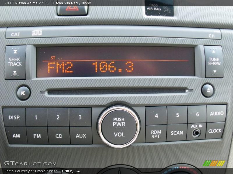 Tuscan Sun Red / Blond 2010 Nissan Altima 2.5 S