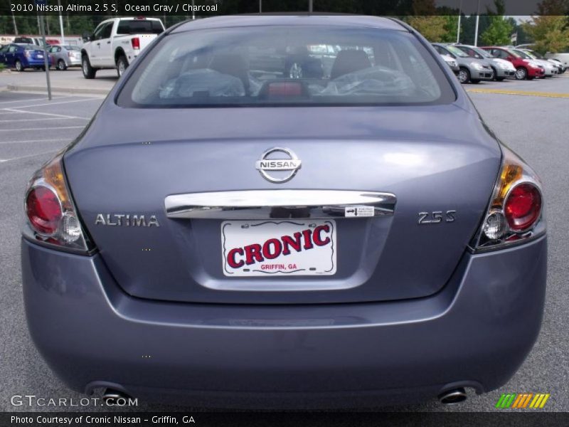 Ocean Gray / Charcoal 2010 Nissan Altima 2.5 S