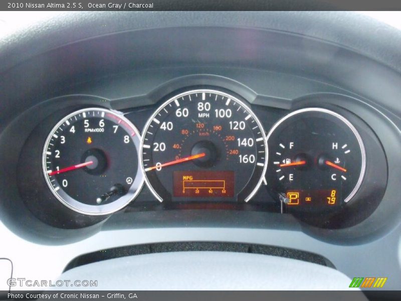 Ocean Gray / Charcoal 2010 Nissan Altima 2.5 S