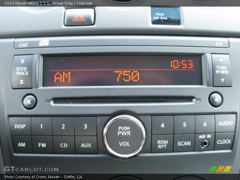 Ocean Gray / Charcoal 2010 Nissan Altima 2.5 S