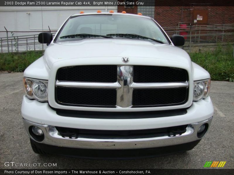 Bright White / Dark Slate Gray 2003 Dodge Ram 2500 Laramie Regular Cab 4x4