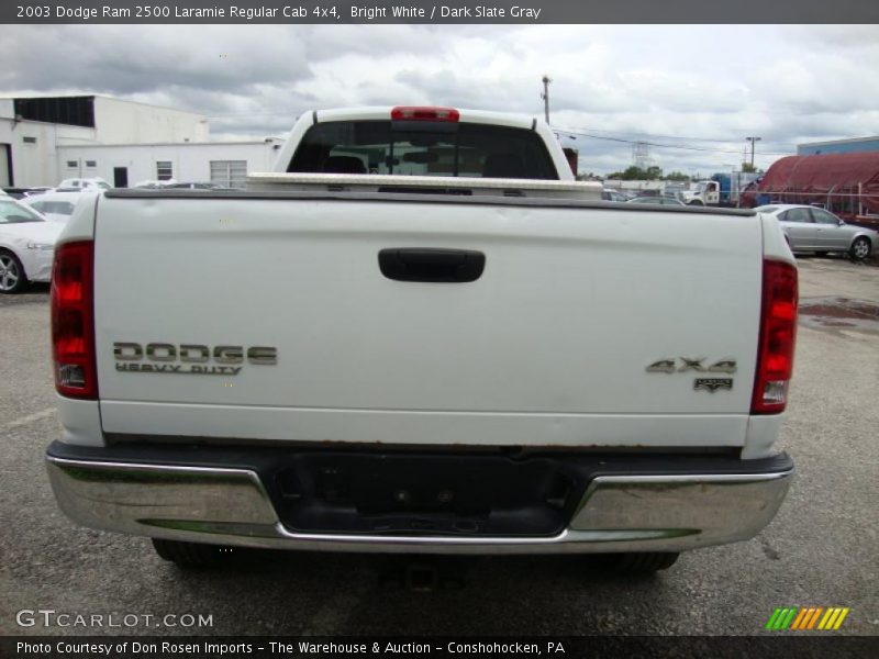 Bright White / Dark Slate Gray 2003 Dodge Ram 2500 Laramie Regular Cab 4x4