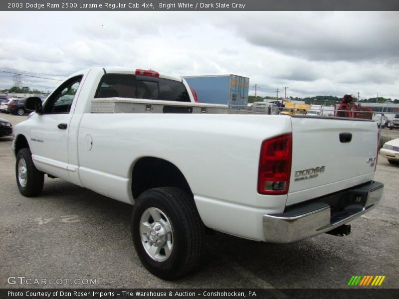Bright White / Dark Slate Gray 2003 Dodge Ram 2500 Laramie Regular Cab 4x4