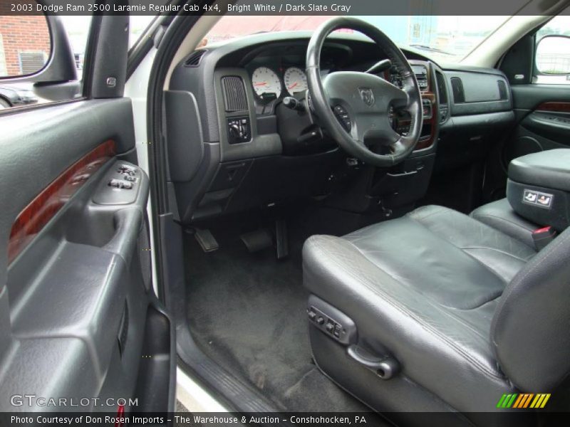 Bright White / Dark Slate Gray 2003 Dodge Ram 2500 Laramie Regular Cab 4x4