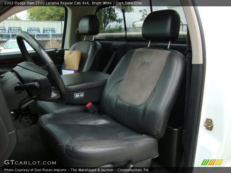 Bright White / Dark Slate Gray 2003 Dodge Ram 2500 Laramie Regular Cab 4x4