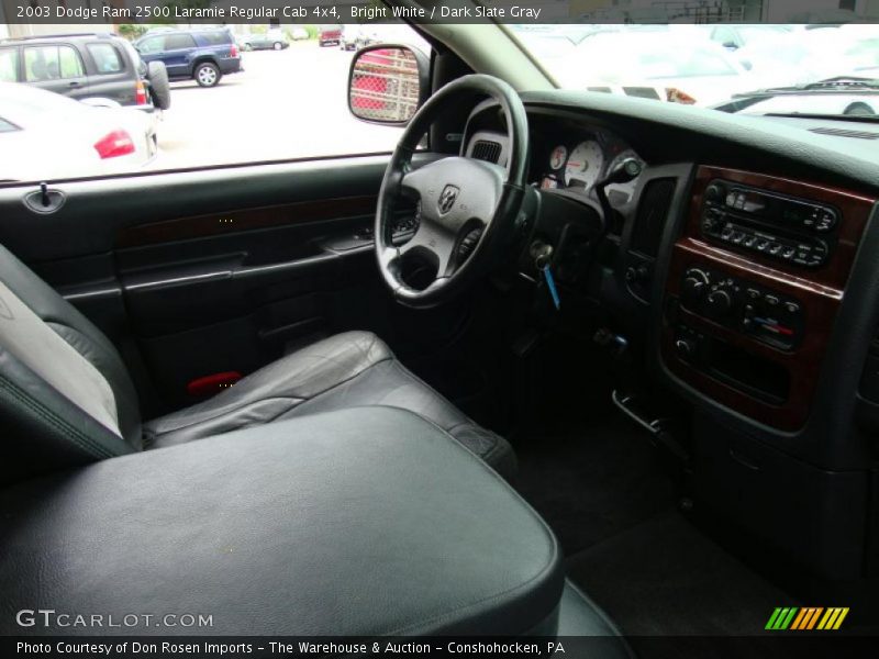 Bright White / Dark Slate Gray 2003 Dodge Ram 2500 Laramie Regular Cab 4x4