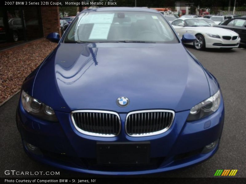 Montego Blue Metallic / Black 2007 BMW 3 Series 328i Coupe