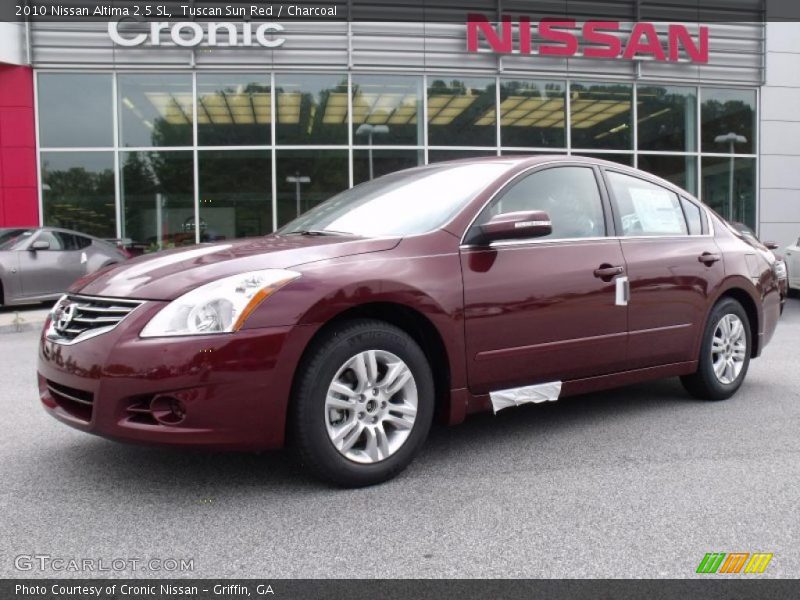Tuscan Sun Red / Charcoal 2010 Nissan Altima 2.5 SL