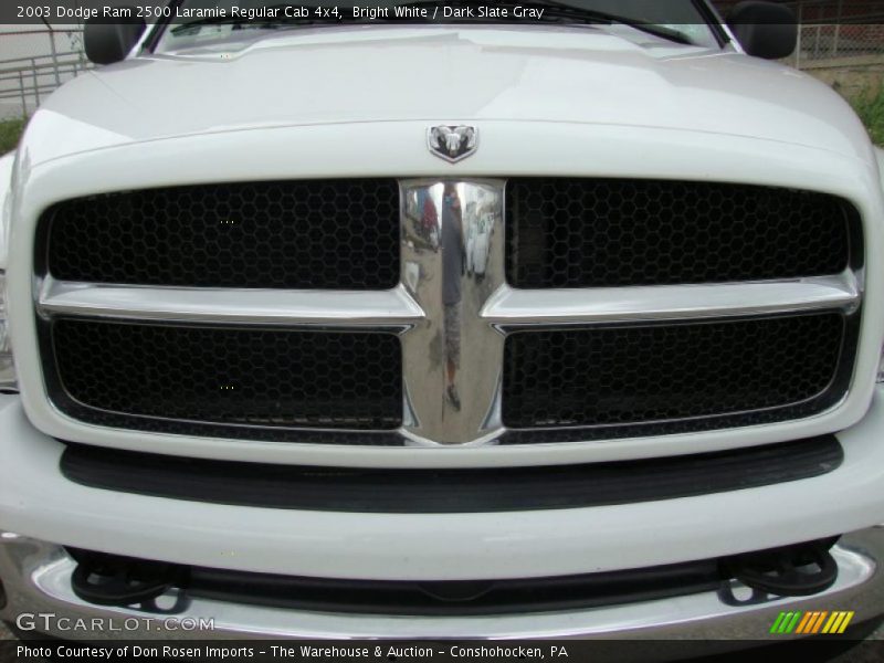 Bright White / Dark Slate Gray 2003 Dodge Ram 2500 Laramie Regular Cab 4x4