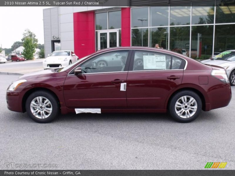 Tuscan Sun Red / Charcoal 2010 Nissan Altima 2.5 SL