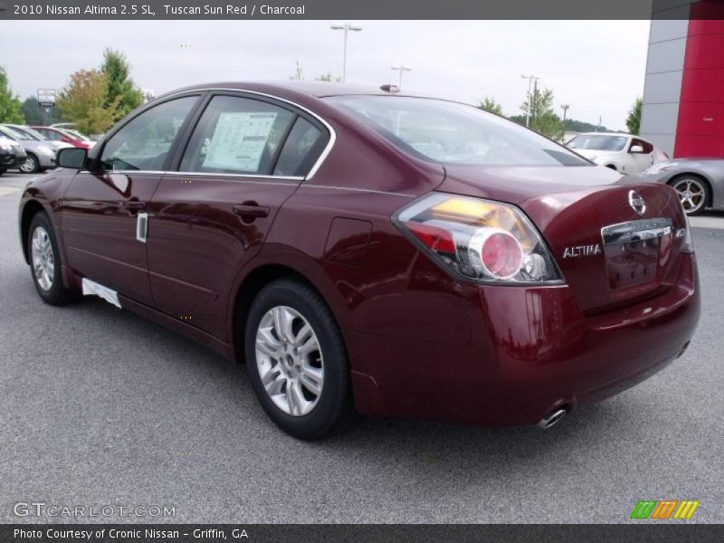Tuscan Sun Red / Charcoal 2010 Nissan Altima 2.5 SL