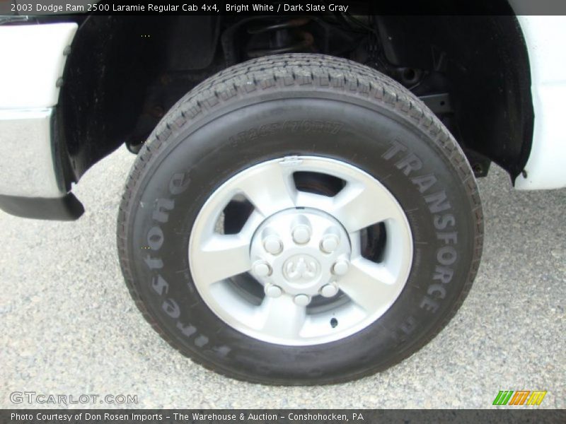 Bright White / Dark Slate Gray 2003 Dodge Ram 2500 Laramie Regular Cab 4x4