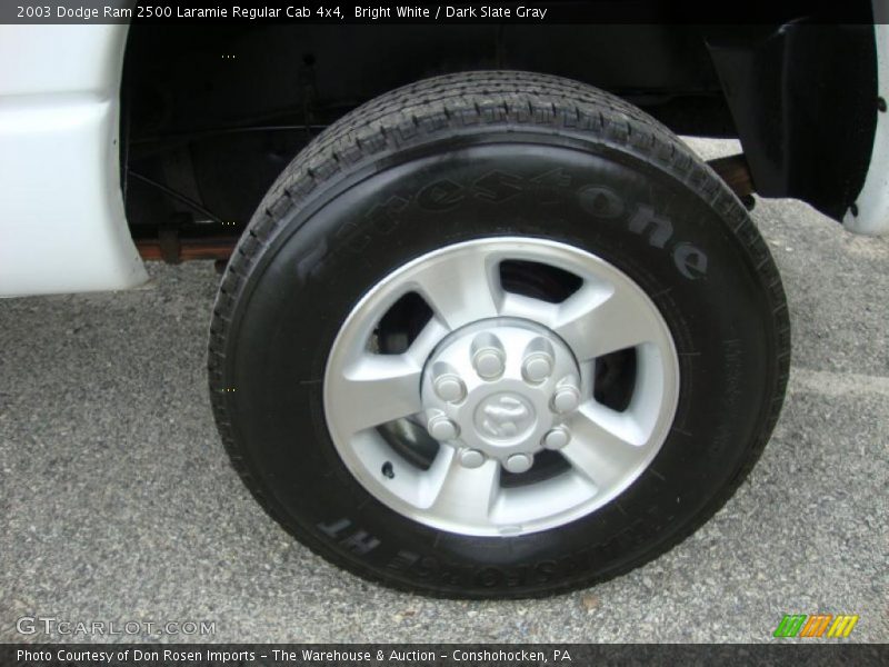 Bright White / Dark Slate Gray 2003 Dodge Ram 2500 Laramie Regular Cab 4x4