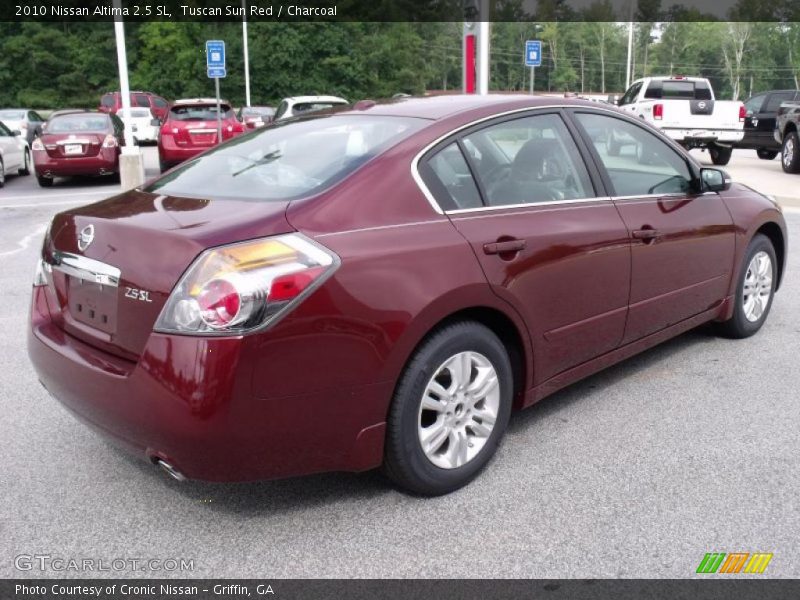 Tuscan Sun Red / Charcoal 2010 Nissan Altima 2.5 SL