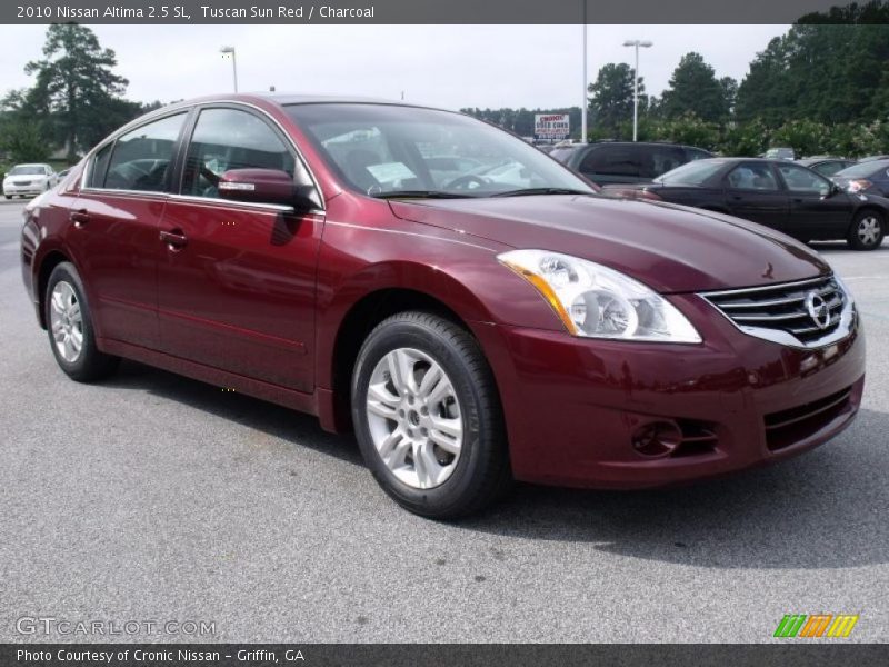 Tuscan Sun Red / Charcoal 2010 Nissan Altima 2.5 SL