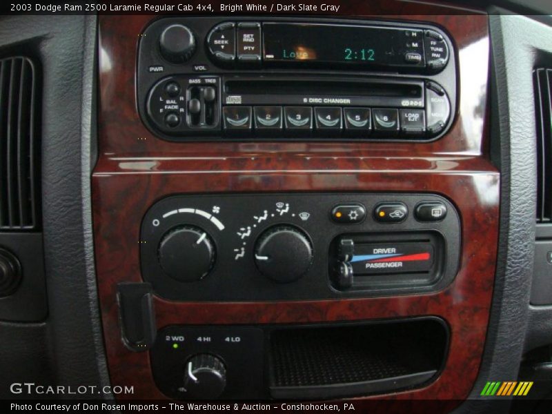 Bright White / Dark Slate Gray 2003 Dodge Ram 2500 Laramie Regular Cab 4x4