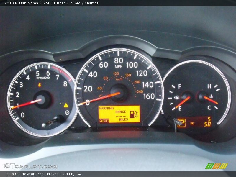 Tuscan Sun Red / Charcoal 2010 Nissan Altima 2.5 SL