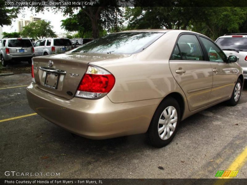 Desert Sand Mica / Gray 2005 Toyota Camry LE