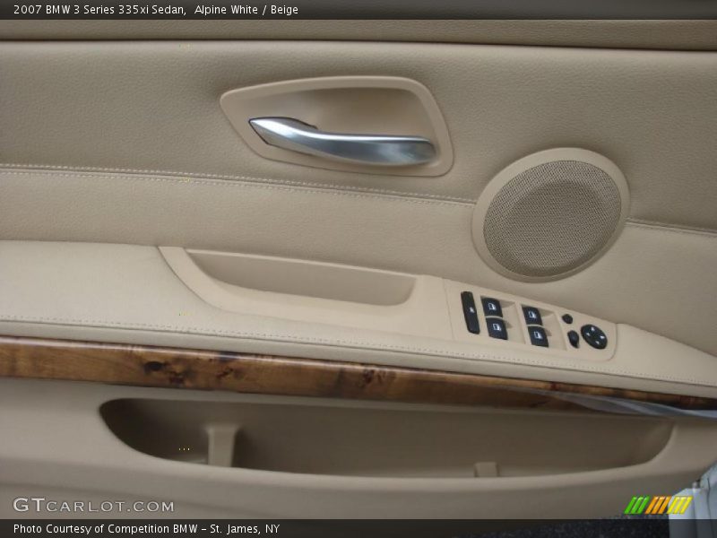 Alpine White / Beige 2007 BMW 3 Series 335xi Sedan