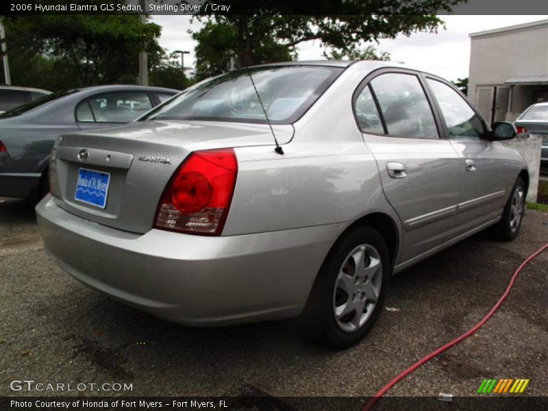 Sterling Silver / Gray 2006 Hyundai Elantra GLS Sedan