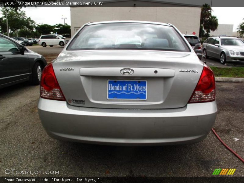 Sterling Silver / Gray 2006 Hyundai Elantra GLS Sedan