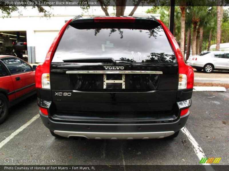 Ember Black Metallic / Off Black 2008 Volvo XC90 3.2
