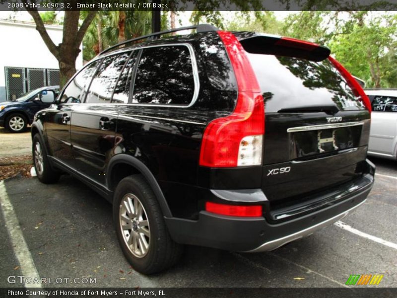 Ember Black Metallic / Off Black 2008 Volvo XC90 3.2