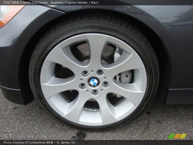 Sparkling Graphite Metallic / Black 2007 BMW 3 Series 335i Sedan