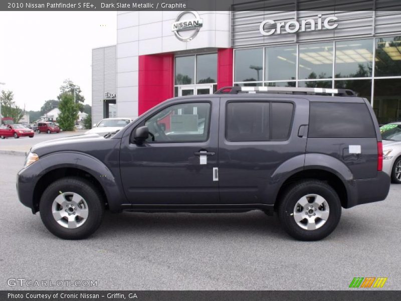 Dark Slate Metallic / Graphite 2010 Nissan Pathfinder S FE+